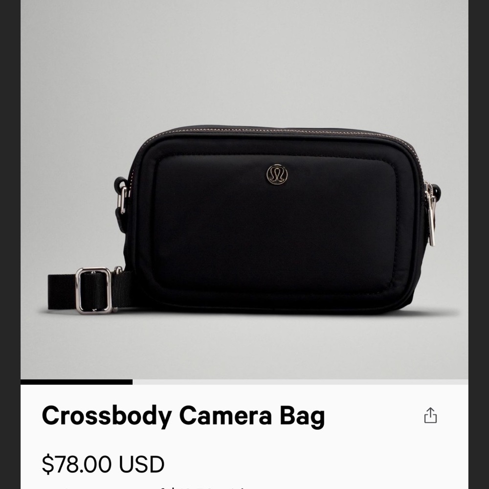 Lululemon black Camera Bag - like new